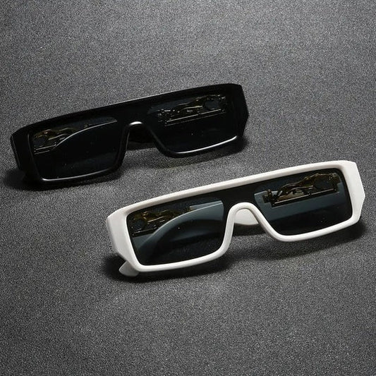 LEOPARD PRINT METAL EYEGLASSES PAIR