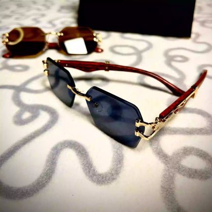 CUT WOOD LEOPARD (DEAL) SUNGLASSES