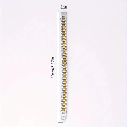 Crown 304 Stainless Steel Bracelet