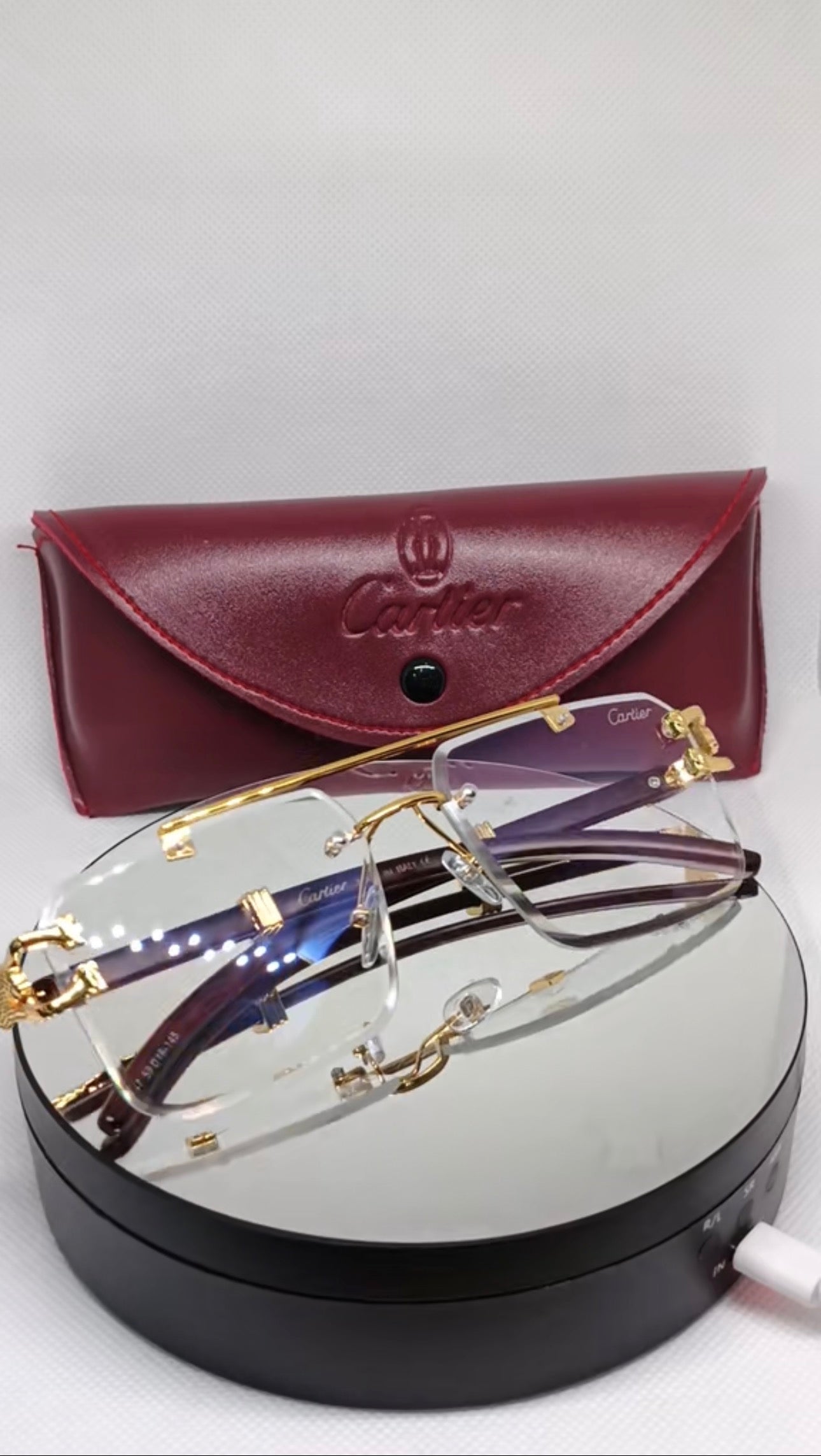 Luxury UV Leopard Pattern Glasses