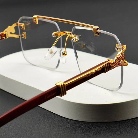 Luxury UV Leopard Photo sun Pattern Glasses