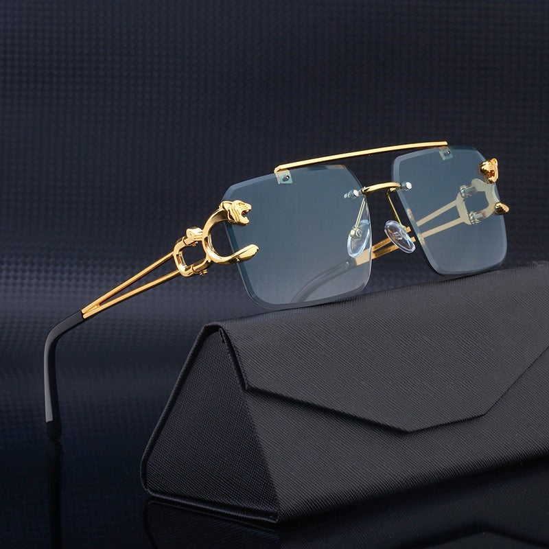 Vintage Luxury Golden Glasses
