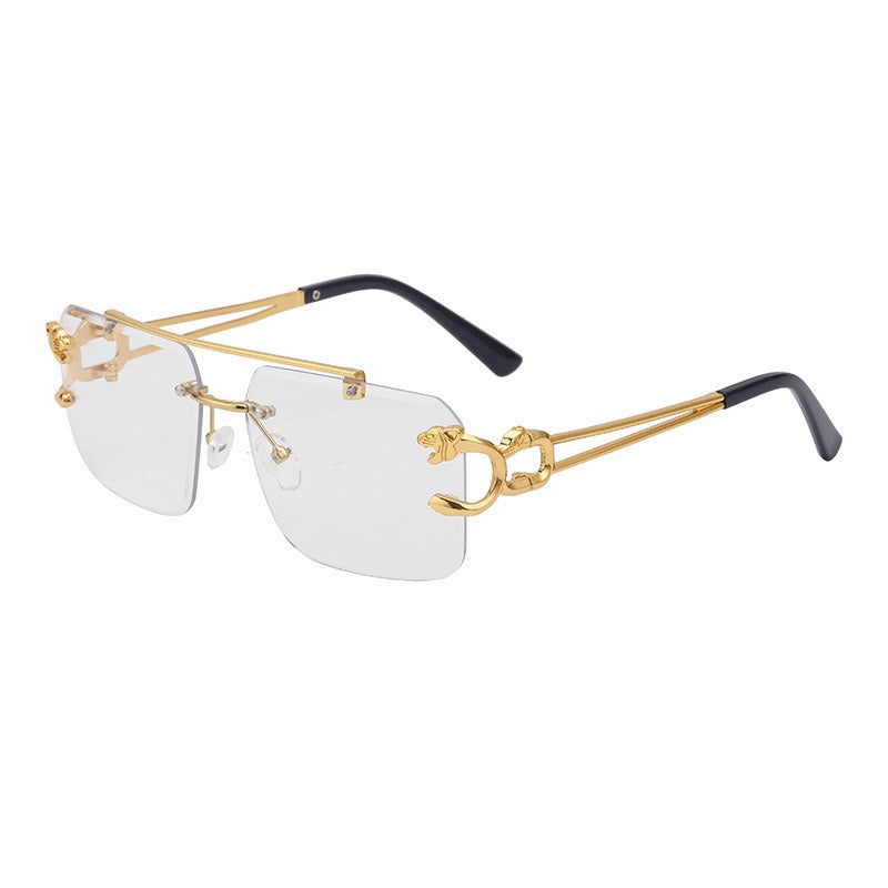 Vintage Luxury Golden Glasses
