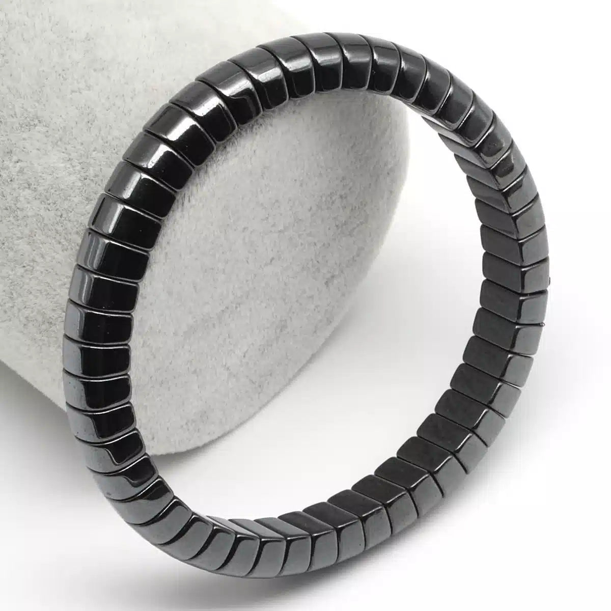 HEMATITE NATURAL STONE MEN’S BRACELET