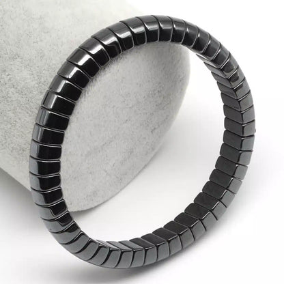 HEMATITE NATURAL STONE MEN’S BRACELET
