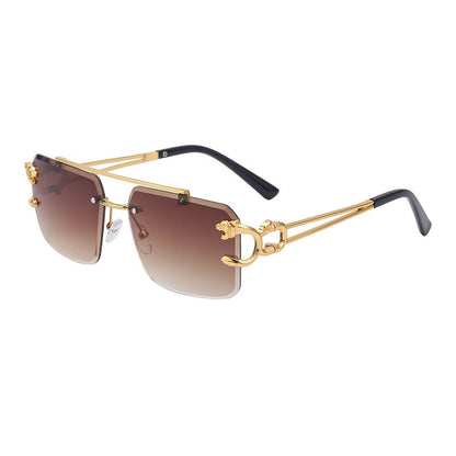 Vintage Luxury Golden Glasses