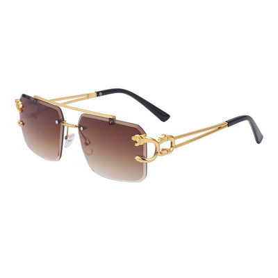Vintage Luxury Golden Glasses